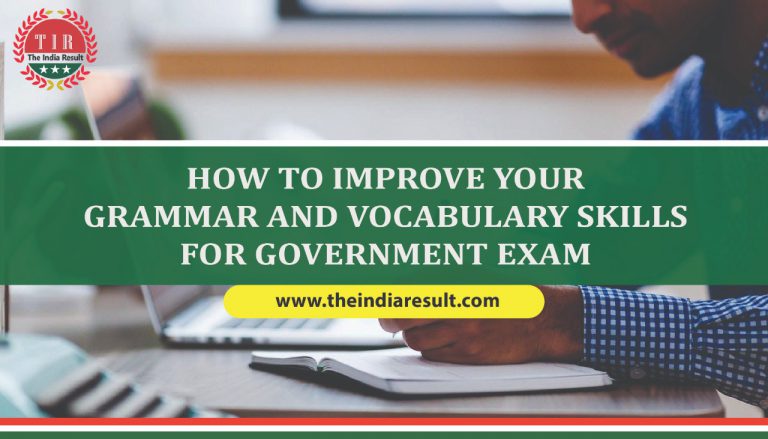 Improve Grammar For The Government Exams in 2021