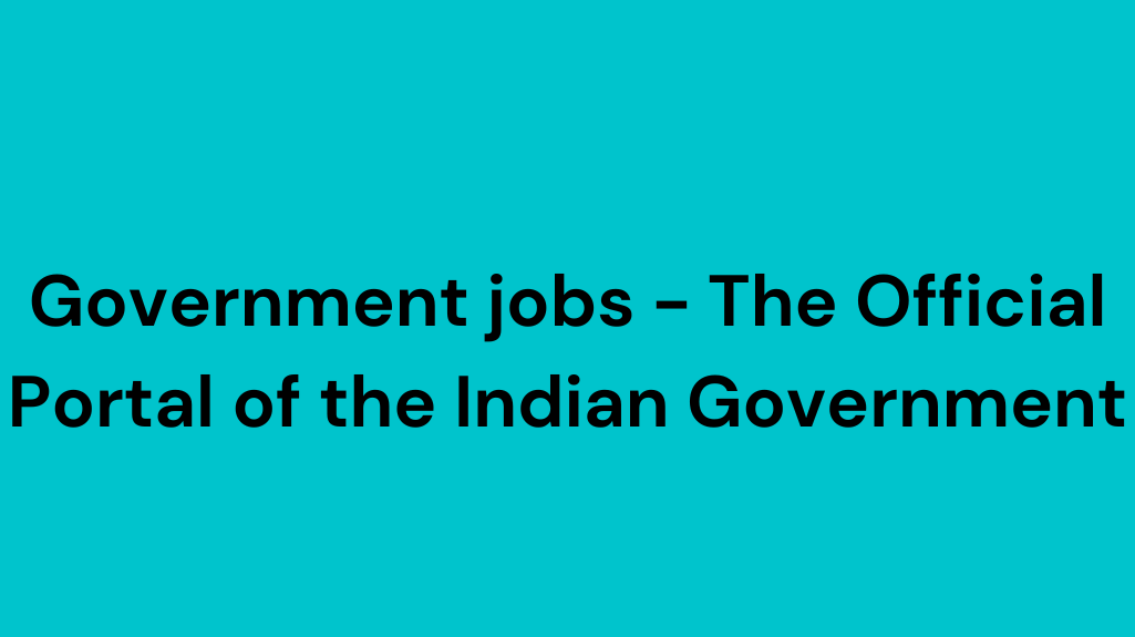 Government jobs