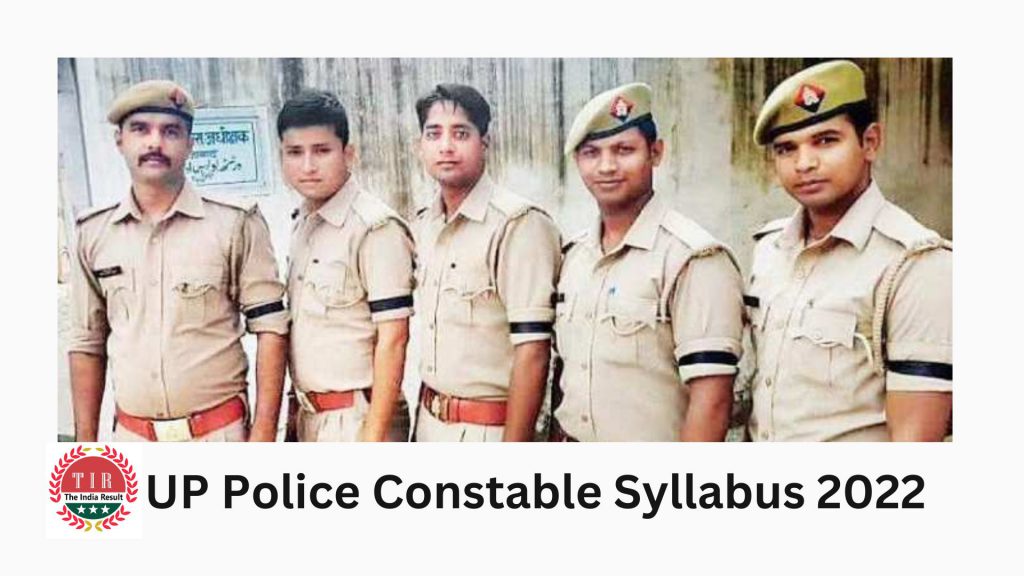 UP Police Constable Syllabus 2022