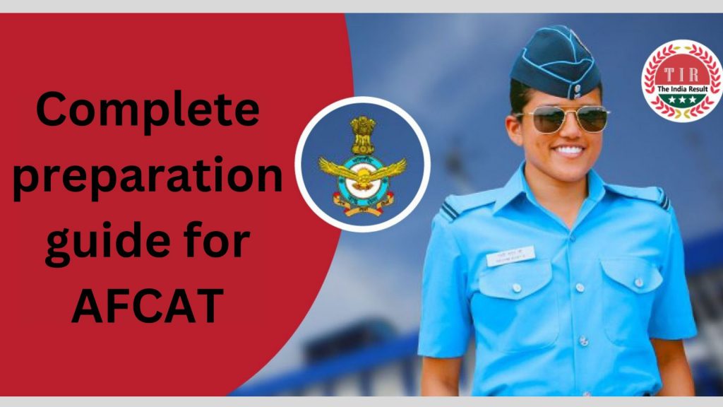 Complete preparation guide for AFCAT